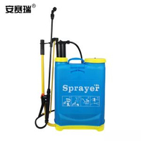 安賽瑞 16L手搖單管揹負式噴霧器 揹負式手動打藥機殺蟲 530173