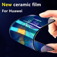 Ceramic Protective Film for Huawei P40 lite P30 P20 Honor 20 10 9X 9A 8X 30S full Cover Screen Protector Toughness Anti-broken