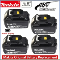 Makita Original 18V Makita 6000mAh Lithium ion Rechargeable Battery 18V 6.0ah drill Replacement Batteries BL1860 BL1850 BL1860B