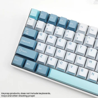 126 Keys Double Shot PBT Cherry Keycaps Mechanical Game Keyboard Wireless for MX Switch Keycap GMK67