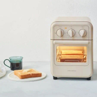 recolte日本麗克特 Air Oven Toaster 氣炸烤箱 RFT-1 奶油白