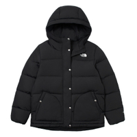 The North Face TNF 北面 北臉 女羽絨外套-黑色 W PUFFY ALINE DOWN JACKET- AP-NF0A8DMMJK3