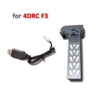 4DRC F3 Drone Original Accessory Lipo Battery(Flight 23-25 Minute) USB Charger Cable Part 4D-F3 Replacement Accessory