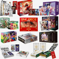 One Piece Collections Rare Cards Box Booster Pack Anime Luffy Zoro Nami Chopper TCG Game Collectibles Card Child Birthday Gift