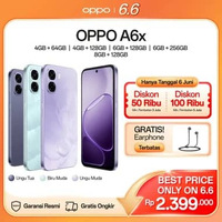 [NEW] OPPO A6x 4GB+64GB/128GB [IP64 Water & Dust Resistance, 6500mAh Large Battery, Snapdragon 685, 