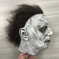 2023 Newest Halloween Michael Myers Mask Horror Bloody Killer Demon Latex mask Horror Cosplay Props Party Masquerade Mask