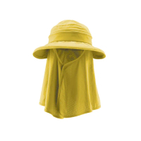 【Wildland 荒野】中性 抗UV調節式時尚遮陽帽-芥末黃 W1035-40(帽子/遮陽帽/防曬/戶外/調節式)
