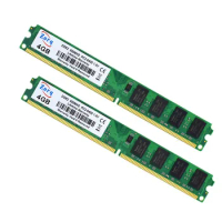 Zorq DDR2 RAM 4GB 800 Desktop 1.8V 4GB Memoria Ram 240Pin PC PC2 6400 for AMD &amp; Intel PC de escritorio Memory RAM