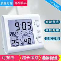 可充電高精度溫濕度計家用溫度計室內掛壁式室溫計干濕度計溫度表【開春特惠】