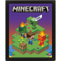 *【當個創世神】 Minecraft 麥塊 3D海報-異界切換