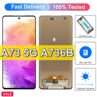 High Quality For Samsung A73 5G LCD Display Touch Screen Digitizer Assembly Replacement Part For Samsung SM-A736B, SM-A736B/DS