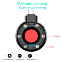 Wireless Detector Portable Anti-camera Detector Outdoor Travel Hotel Rental Infrared Alarm Phone Detector USB Type-C S300