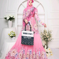 TERBARU GAMIS SYARI BARBIE SERIES WINDES DESIGN SYARI GAMIS CANTIK BARU MURAH KEKINIAN Rayon