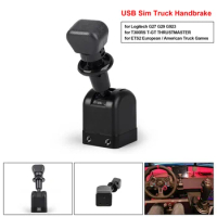 USB Sim Handbrake Truck Hand Brake For Logitech G27 G29 G923 THRUSTMASTER T300RS T-GT For ETS2 European / American Truck Games