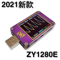 最新款 YZX STUDIO ZY1280E 紫金表 超大彩屏 QC3.0/QC4.0/PD3.0/PD 4.0/PPS 測試儀 電流表