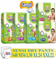 SENSI popok bayi celana S40 M34 L30 XL24 XXL22 Diapers Ruam Diaper