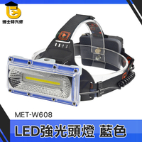 led頭頂燈強光 充電頭燈 頭戴式安全帽 工作燈 戶外頭燈 夜釣魚燈 汽車維修檢修 附鋰電池 W608