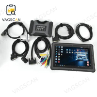 Getac tablet DOIP SUPER MB PRO M6+ with（Lan + OBD2 16pin Main Test Cable）Wireless Star Diagnosis Tool