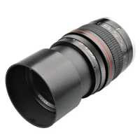 135mm F2.8 Telephoto Prime Lens for Canon 6D 6DII 7DII 77D 760D 800D 70D 80D 5DIV 5DIII Nikon D3400 D5300 D760D Cameras