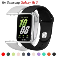 Silicone Strap For Samsung Galaxy Fit 3 Watch Band Wristband For Samsung Galaxy Fit 3 Bracelet Replacemen