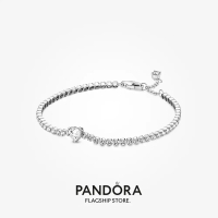 Pandora Sparkling Heart Tennis Bracelet