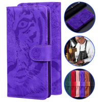 For Honor X9a Tiger Pattern Leather Phone Case For Huawei Honor X9a X5 X6 X6s X8a X7a X7 X8 X9 5G Wallet Bags Flip Cover Fundas