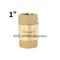 WASSER TUSEN KLEP KUNINGAN 1 inch / Spring Check Valve 1\ model ONDA TERBARU!!!!!!"