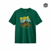 Dr. T-shirt - AB-40 - baju kaos t-shirt distro motor RIDE DEVIL sablon unisex
