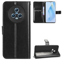 Fashion Wallet PU Leather Case Cover For Honor Magic5 Lite Flip Protective Phone Back Shell Honor Magic5 Pro/Honor Magic6 Lite