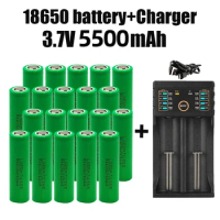 100% New 18650 5500mah Rechargeable Battery 18650 Hg2 3.7v Discharge 20a Max 35a Power Batteries