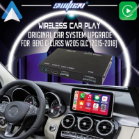 SWITNAV Wireless Carplay For Benz C-Class W205 GLC (2015-2018) Carplay Android Auto Module Mirror Link AirPlay