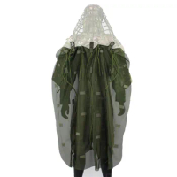 Breathable Mesh Nylon Ghillie Cape for Sniper Ghillie Suit Mesh Nylon, for Hunting, Airsoft, Wildlife Photography, Halloween
