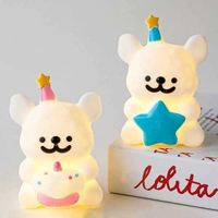 全城熱賣 - 拍拍燈【線條小狗小夜燈】玩具小眾送男女生閨蜜情侶禮物生日禮物