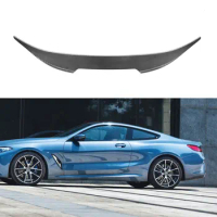 Dry Carbon Fiber Material Rear Trunk Lip Spoiler AC Style For BMW 8 Series G15 F92 M8 Coupe 2 Door 2020 UP Not Cabriolet