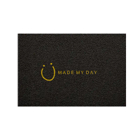 พรมเช็ดเท้า พรมดักฝุ่น ลาย My day สั้น 40x60 ซม