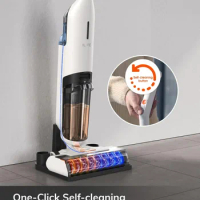 ILIFE W90 Cordless Wet Dry Vacuum Cleaner, All in One Vacuum Mop Hardwood Floor Cleaner, Lightweight One-Step Cleaning