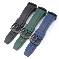 Fluorine Rubber Watchband Strap for Casio G-Shock DW-5600 5610 GA-110 400 700 2100 GD-100/110/120 6900 GW-M5610 Watch Band Modif