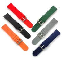 20mm 22mm Silicone Strap for Seiko Huawei Samsung Rolex Tissot Watch Sport Men's Diving Rubber Watch Bracelet Quick Release