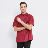 Baju Koko ATLAS Universal Motif MRK Merah