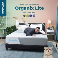 Kasur Latex Spring Bed IN THE BOX ORGANIX LITE - FREE Bantal & Mattress Protector 180 x 200