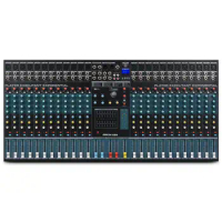 24Channels Professional Audio Mixer DJ Mixing Console With Bluetooth, MP3, DSP Effectors