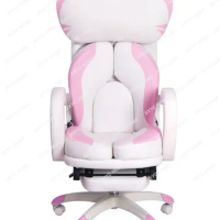 Cute and Comfortable White Gaming Chair Computer Chair Home Gaming Live Streaming Photogenic Seat Anchor Chair
