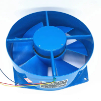 Kipas Flange Tunggal, 200FZY7-D, AC380V, 65W, Kipas Aliran Ahensif, Kotak Elektrik, Kipas Penyejuk,