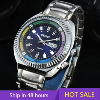 Silver Business SEIKO Blue Dial Fashion Quartz Watch For Men Niche Watches Watch Steel Waterproof Men Watch Luxury AAA Clocks