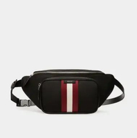BALLY Code Belt Bag Nylon - Tas Selempang Pria - Black