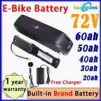 Ebike battery 72V Elektrische Fiets Motor Elektrische Scooter Ebike Batterij 72V 60ah 50ah 40ah 30ah 20ah Lithium Ion