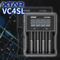 VC4SL XTAR 3.7V 1.2V 4槽 電池充電器 21700 充放電量量測 智能充電 四槽充電