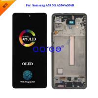 AMOMLED OLED LCD For Samsung A53 5G LCD A536 lcd For Samsung A53 5G A536B LCD Screen Touch Digitizer