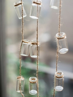 掬涵玻璃瓶串裝飾掛件吊飾門簾水培植物花器綠植風鈴森系北歐掛飾