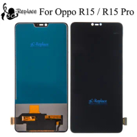 Black TFT 6.28'' For Oppo R15 CPH1835 LCD Display Touch Screen Digitizer Assembly Replacement For Oppo R15 Pro CPH1833 CPH1831